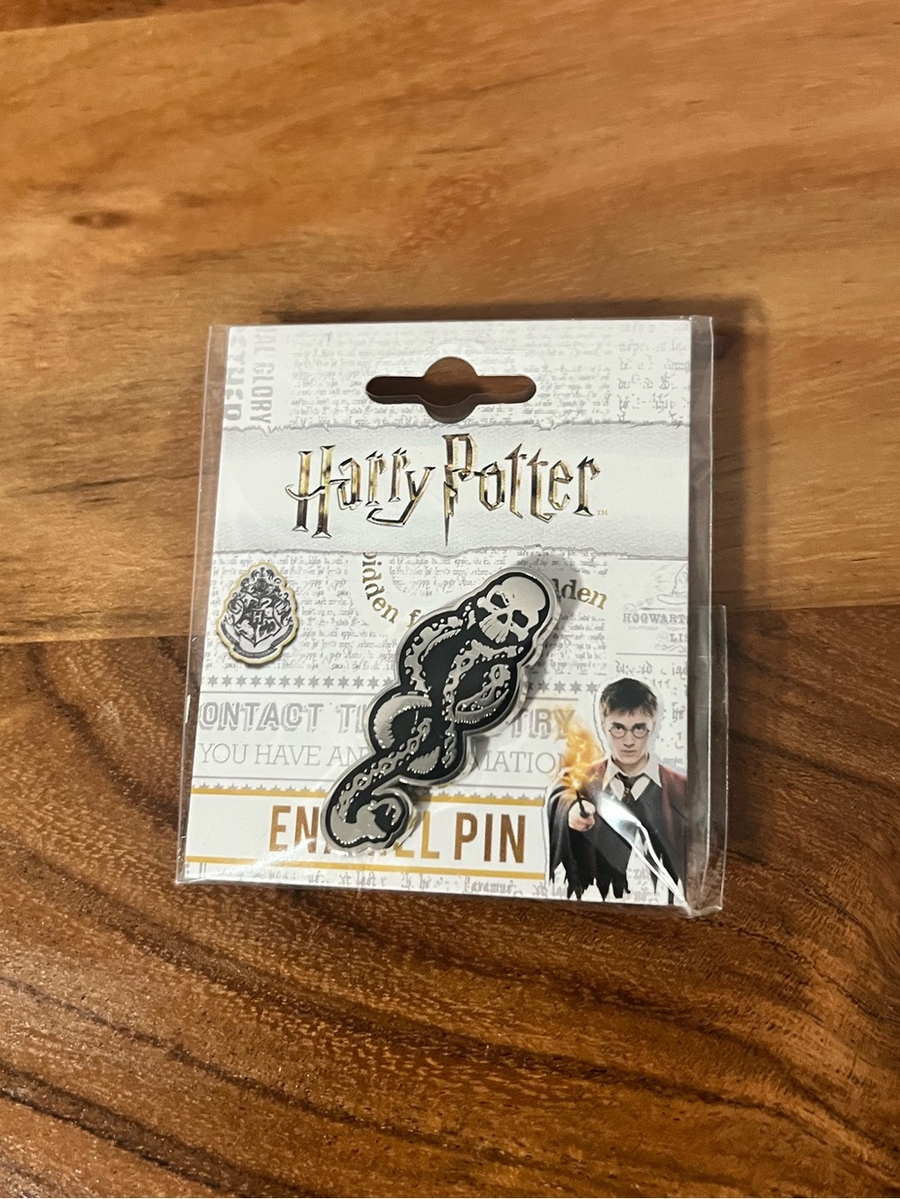Harry Potter Slytherin Death Eater Dark Mark Logo Metal Lapel Pin NEW